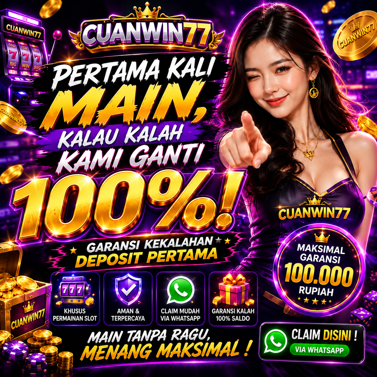 CUANWIN77 : Situs Slot Mahjong Ways RTP Tinggi Gampang Scatter Hitam